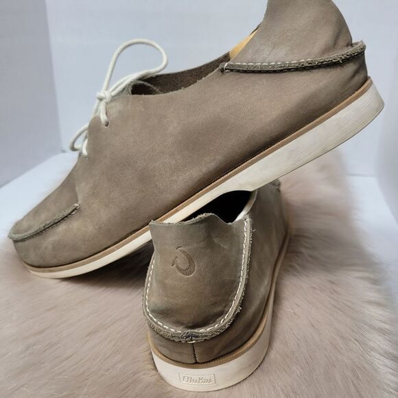 Olukai Hookai Brown Leather Men's 10.5 M - Picture 5 of 8